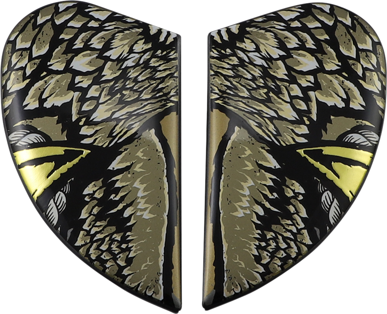 ICON Airform Side Plates - Semper Fi - Gold 0133-1291