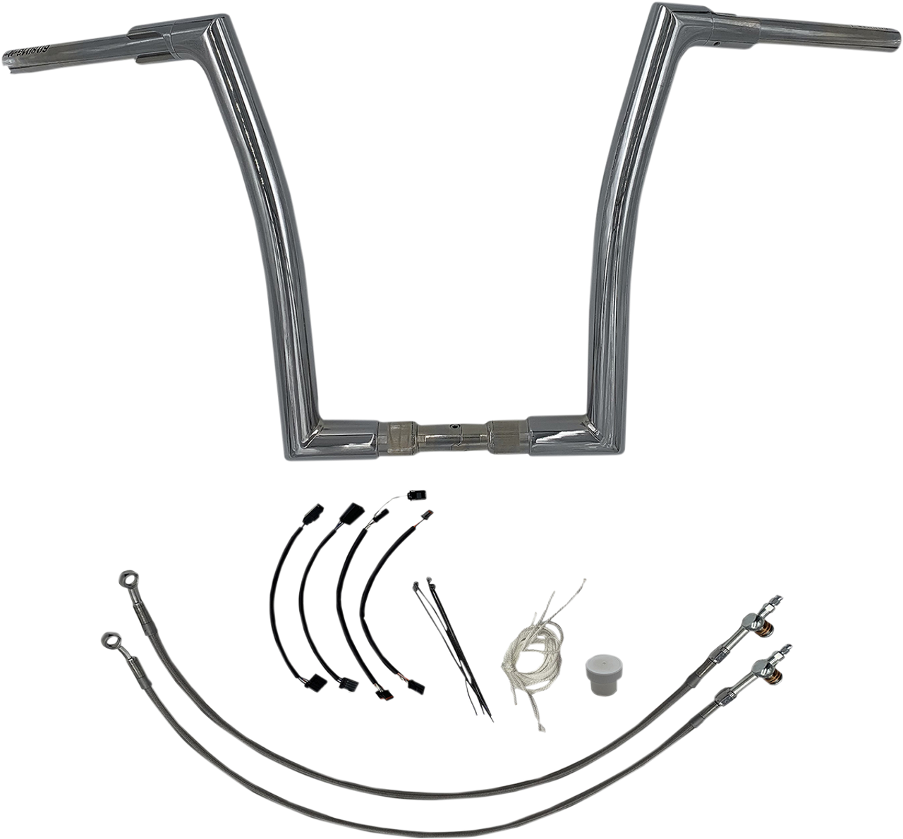 Fat Bagger Inc. 16" Chrome Flat Top Handlebar Kit for 2018-2020 Road King Special FLHRXS 609616
