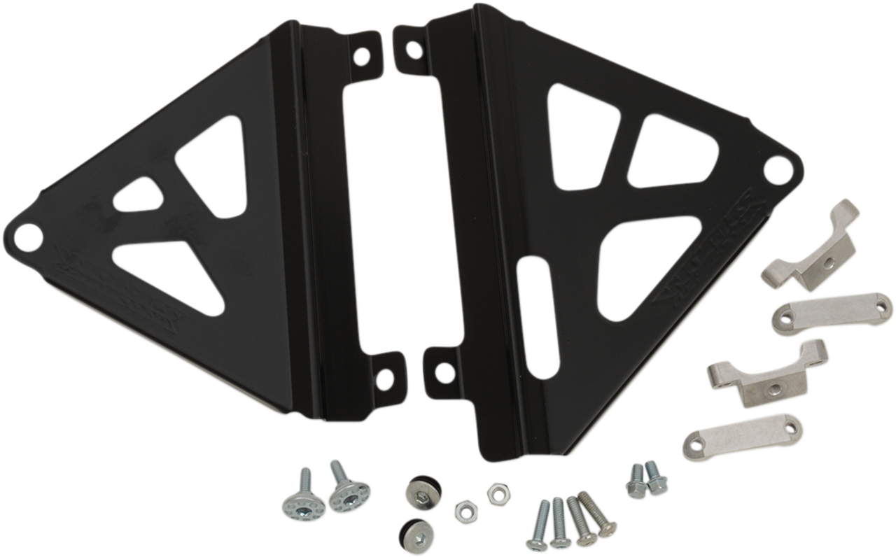 WORKS CONNECTION Radiator Brace - Black - Honda 18-B709