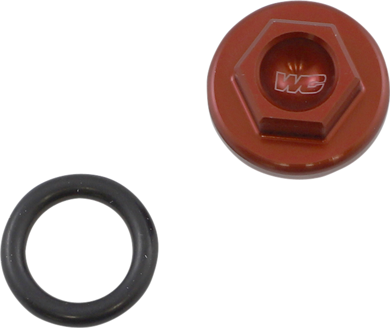 WORKS CONNECTION Oil Filler Plug - Red 24-077