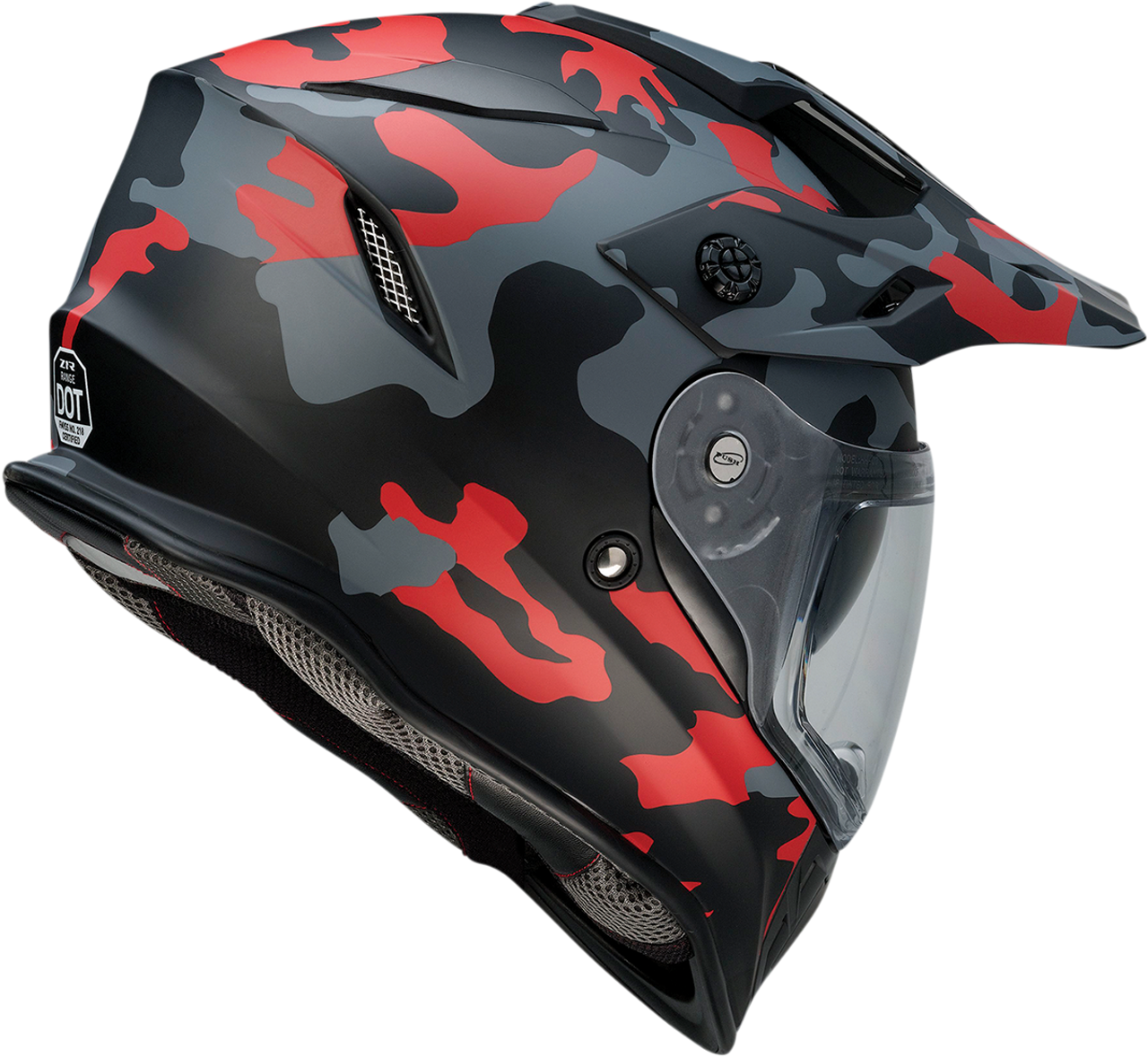 Z1R Range Helmet - Camo - Red - 2XL 0140-0098