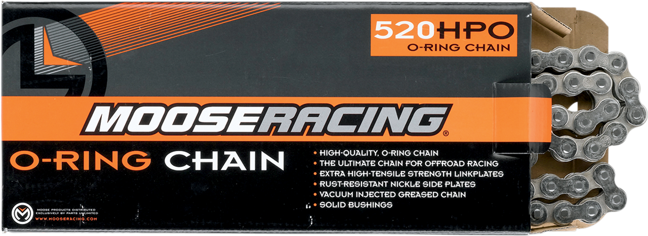 MOOSE RACING 520 HPO - O-Ring Chain - 100 PLT M573-00-100