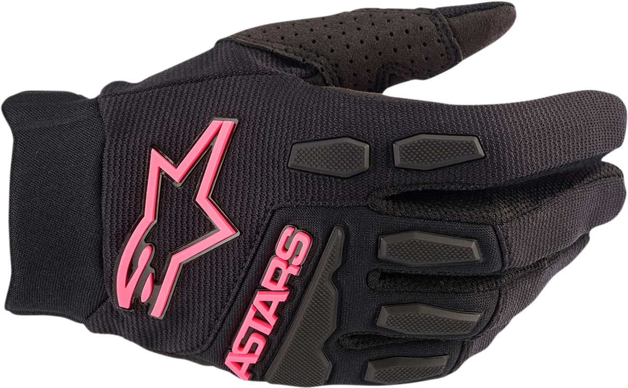 ALPINESTARS Women's Stella Full Bore Gloves - Black/Pink - Large 3583622-1390-L