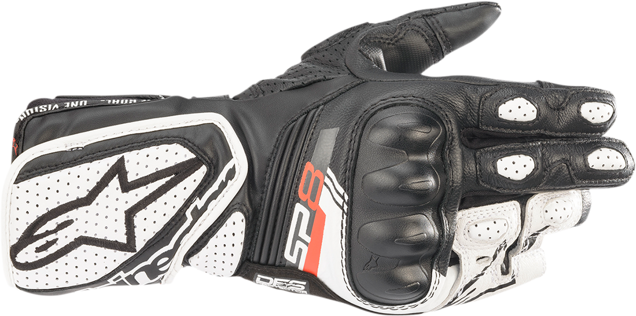 ALPINESTARS Stella SP-8 V3 Gloves - Black/White - Large 3518321-12-L
