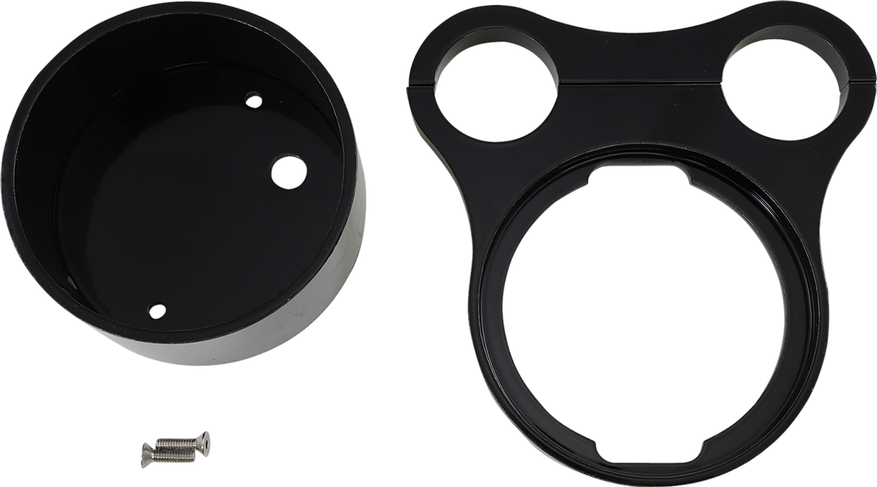 DRAG SPECIALTIES 1.5" T-Bar Gauge Mount - Flat Black - For OEM Gauge 2210-0563