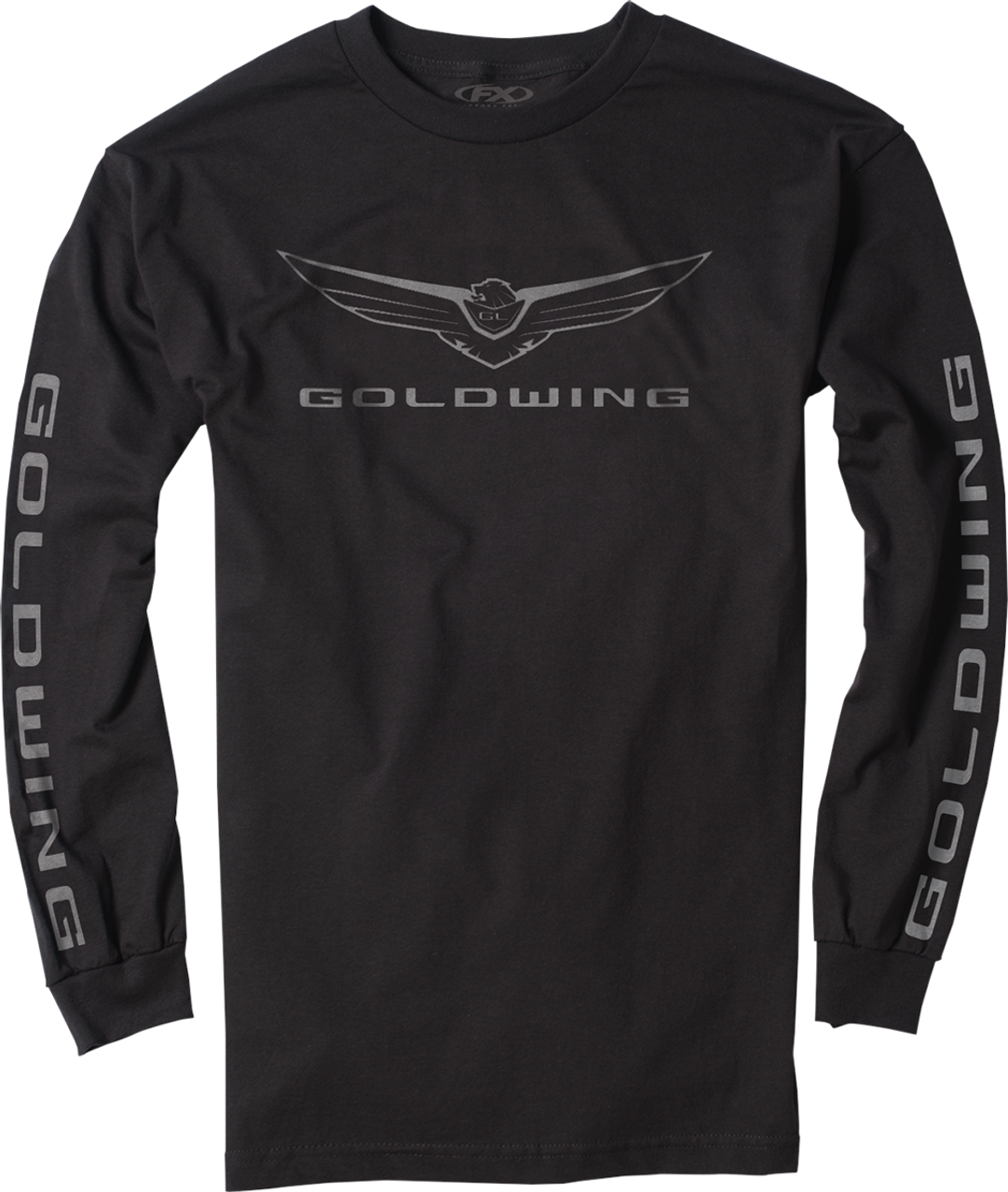 FACTORY EFFEX Goldwing Icon Long-Sleeve T-Shirt - Black - XL 25-87836