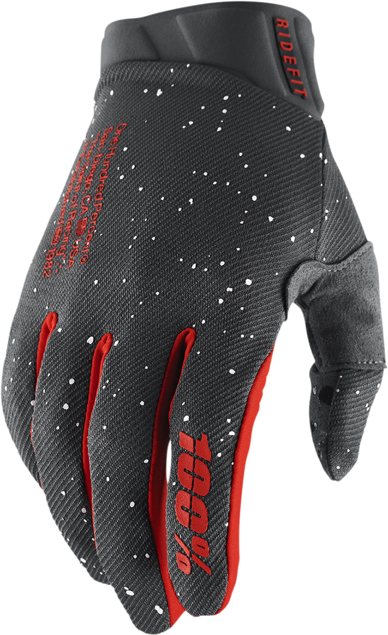 100% Ridefit Mars Gloves - Small 10010-00020