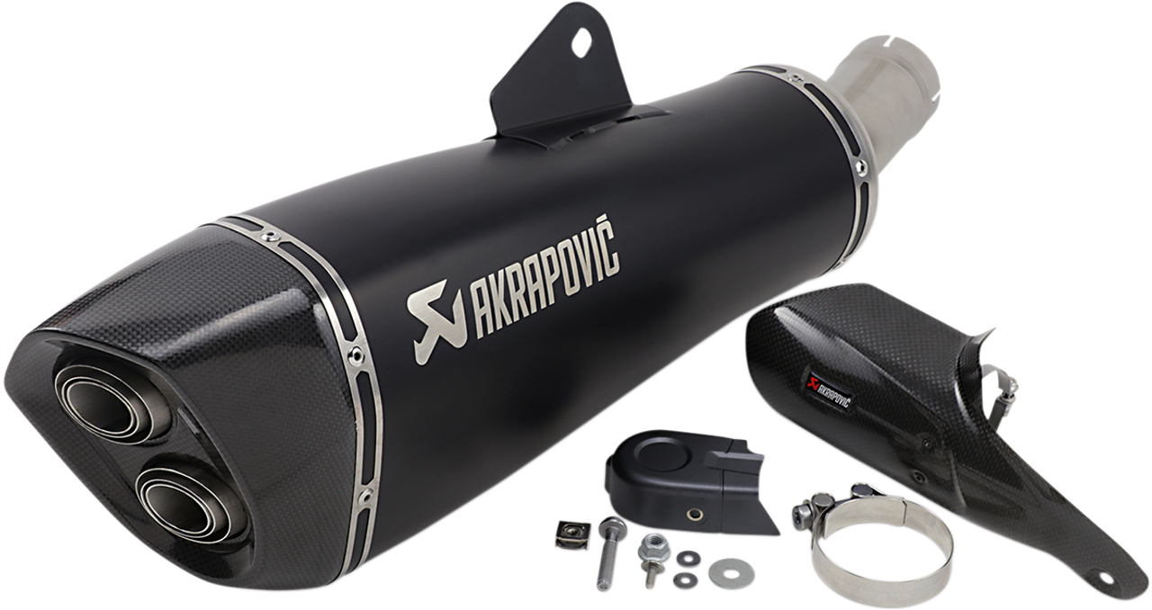 AKRAPOVIC Black Titanium Muffler - R1250R/RS SB12SO22HALAGTB