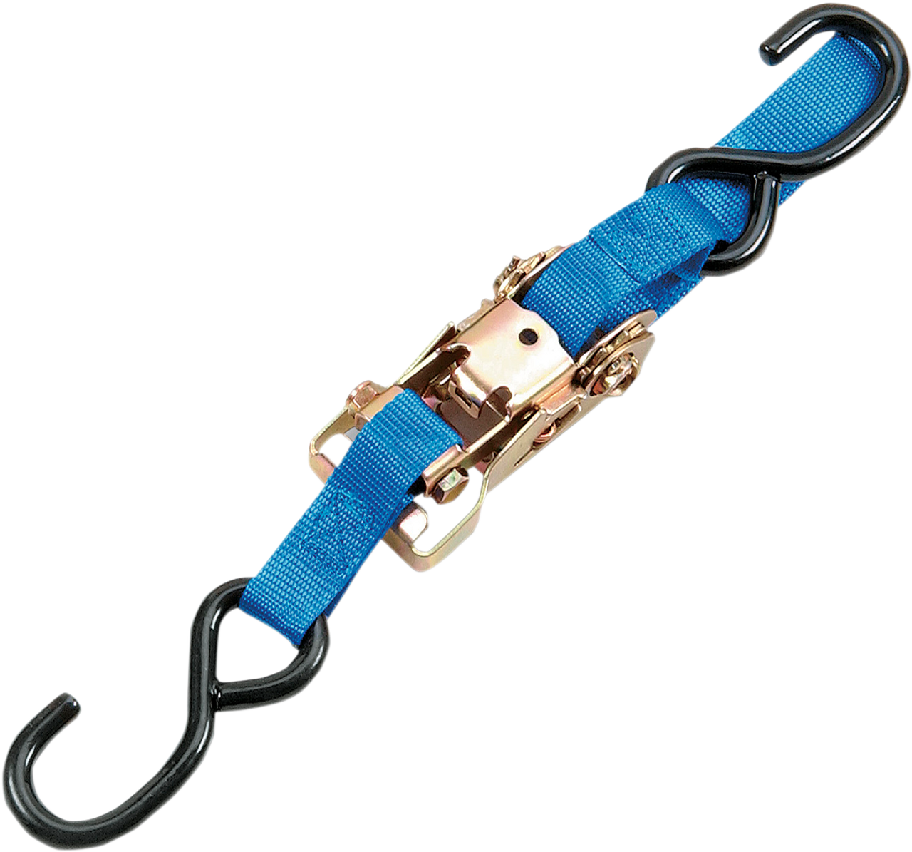 PARTS UNLIMITED 1.5" Ratchet Tie-Down - Blue 3920-0082