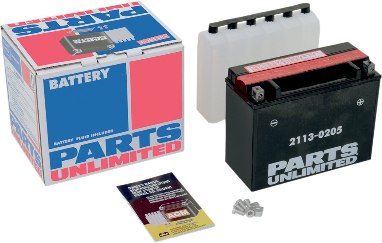 PARTS UNLIMITED AGM Battery - YTX24HL-BS CTX24HL-BS