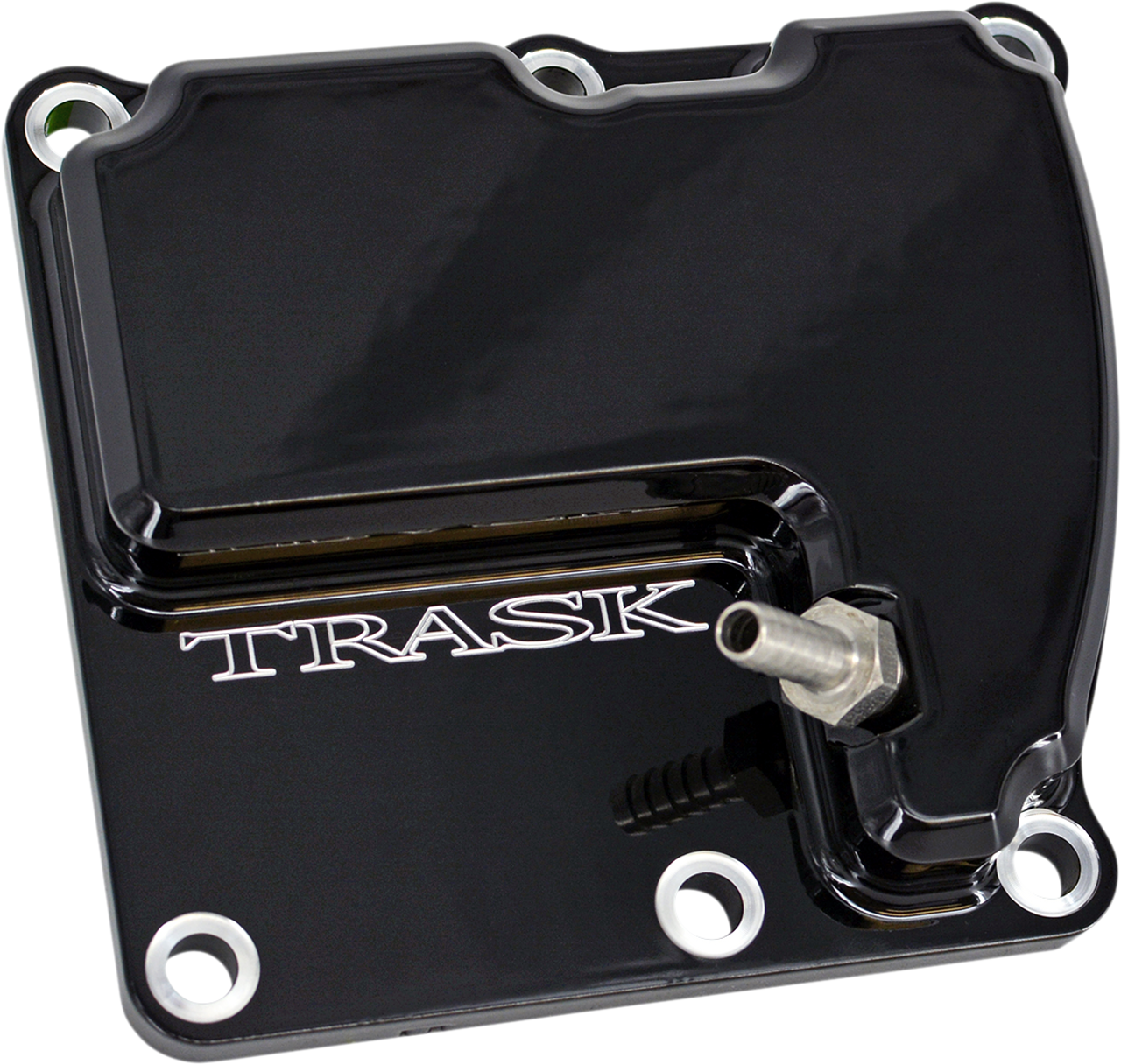 TRASK COVER TRANS VENTED M8 BLK TM-2041BK
