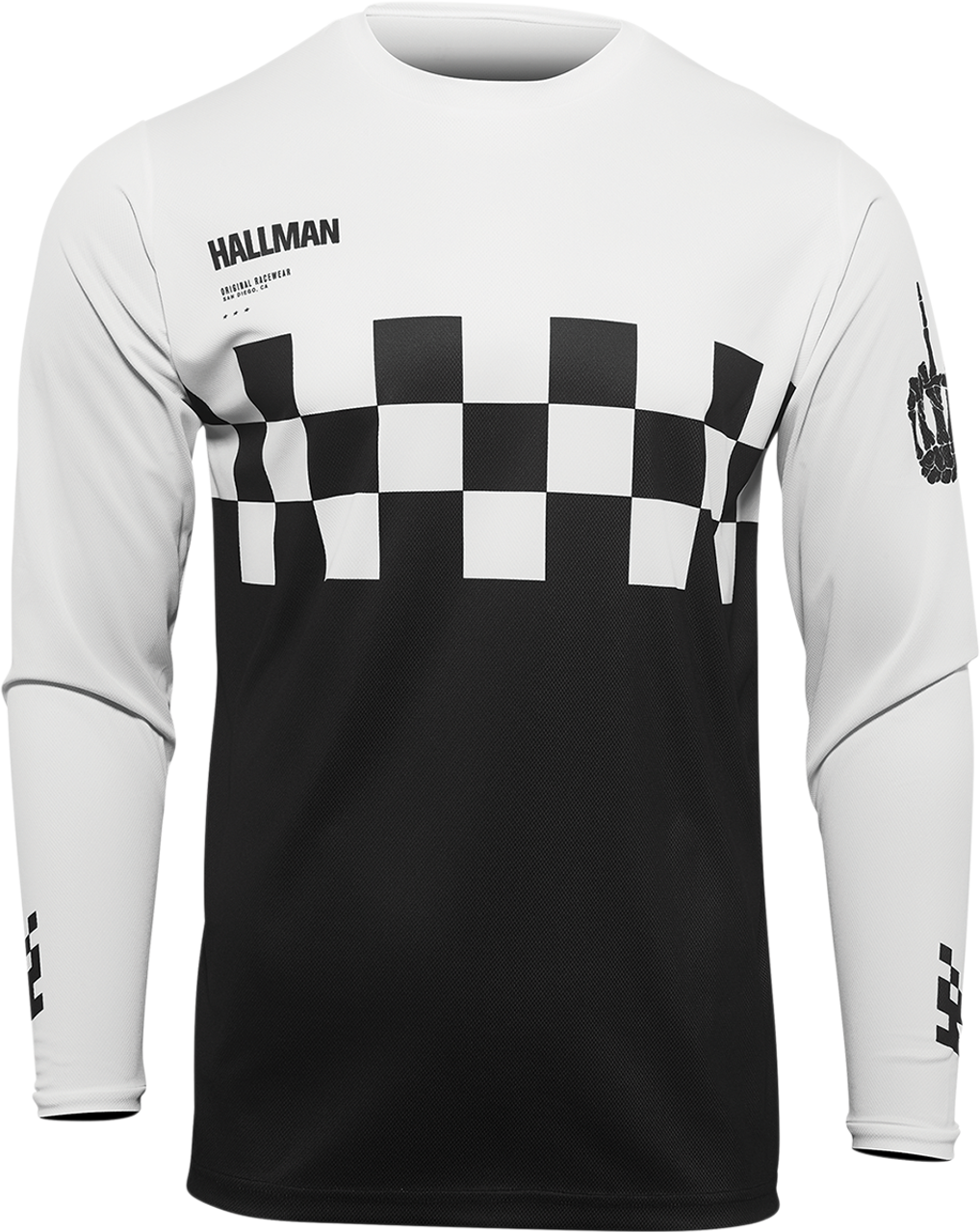 THOR Hallman Differ Cheq Jersey - Black/White - 3XL 2910-6608