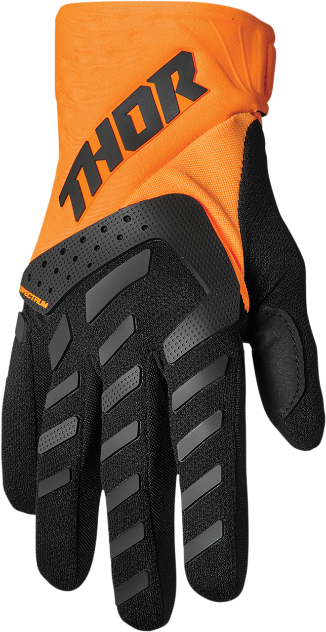 THOR Youth Spectrum Gloves - Orange/Black - Small 3332-1614