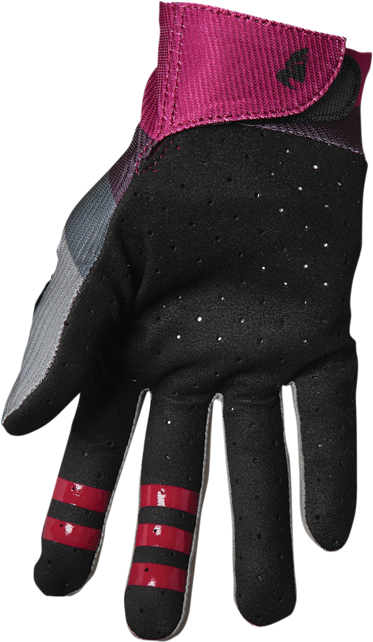 THOR Assist React Gloves - Gray/Purple - Small 3360-0063