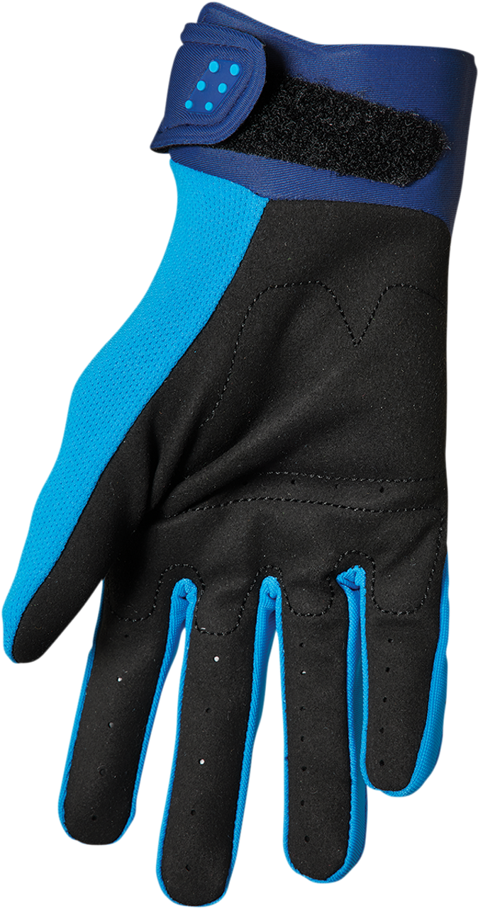 THOR Youth Spectrum Gloves - Blue/Navy - Small 3332-1604