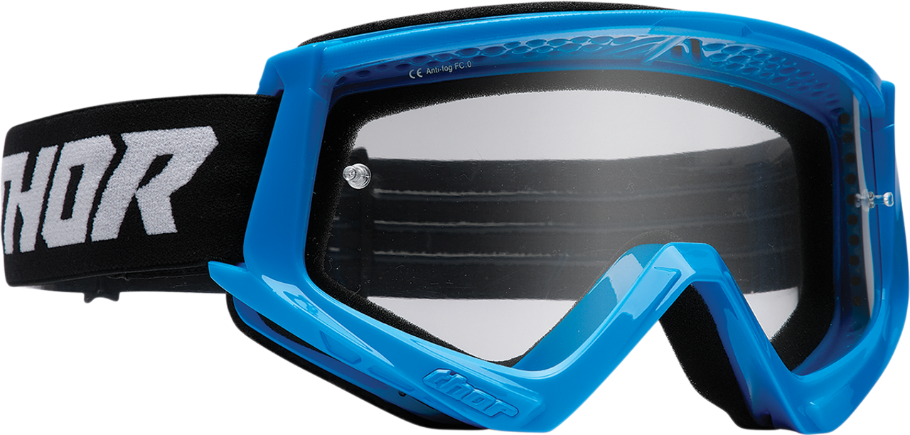 THOR Youth Combat Goggles - Racer - Blue/Black 2601-3047