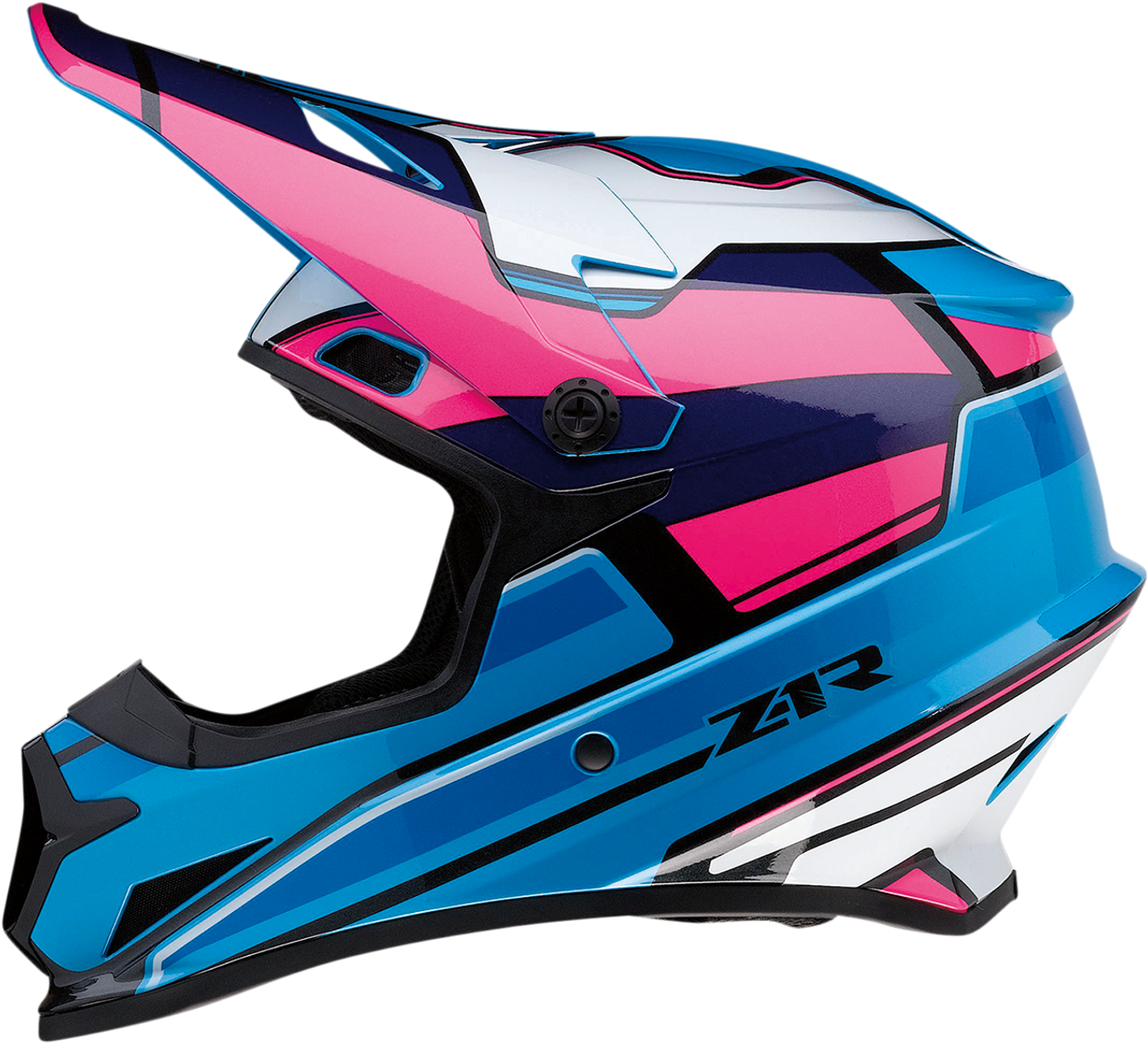 Z1R Rise Helmet - MC - Pink/Blue - 2XL 0110-7189