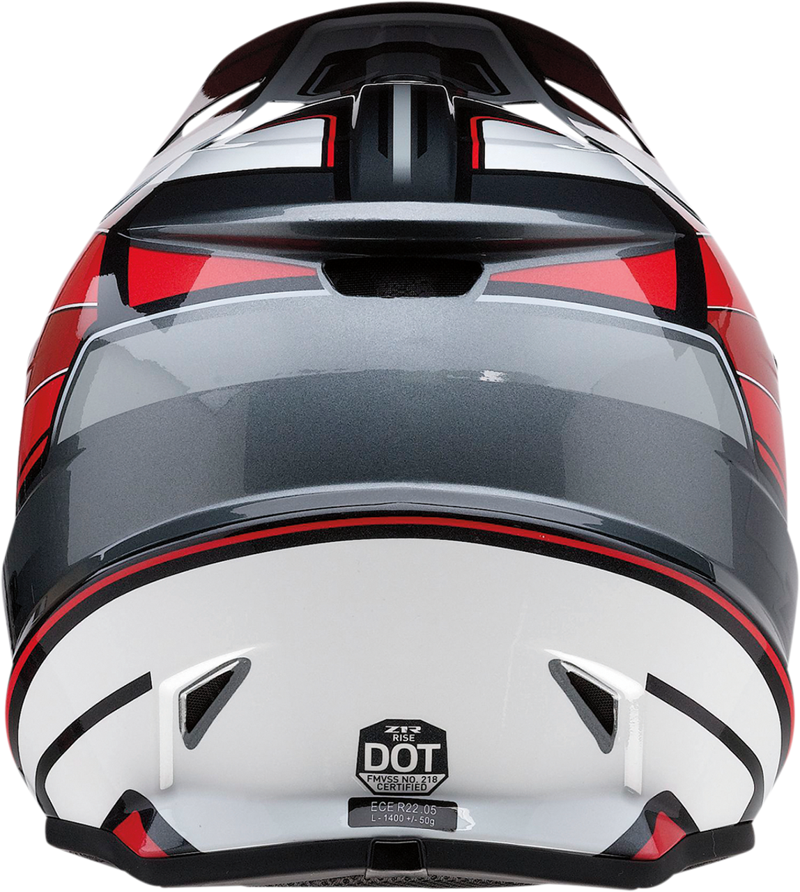 Z1R Rise Helmet - MC - Red/Gray - Large 0110-7211