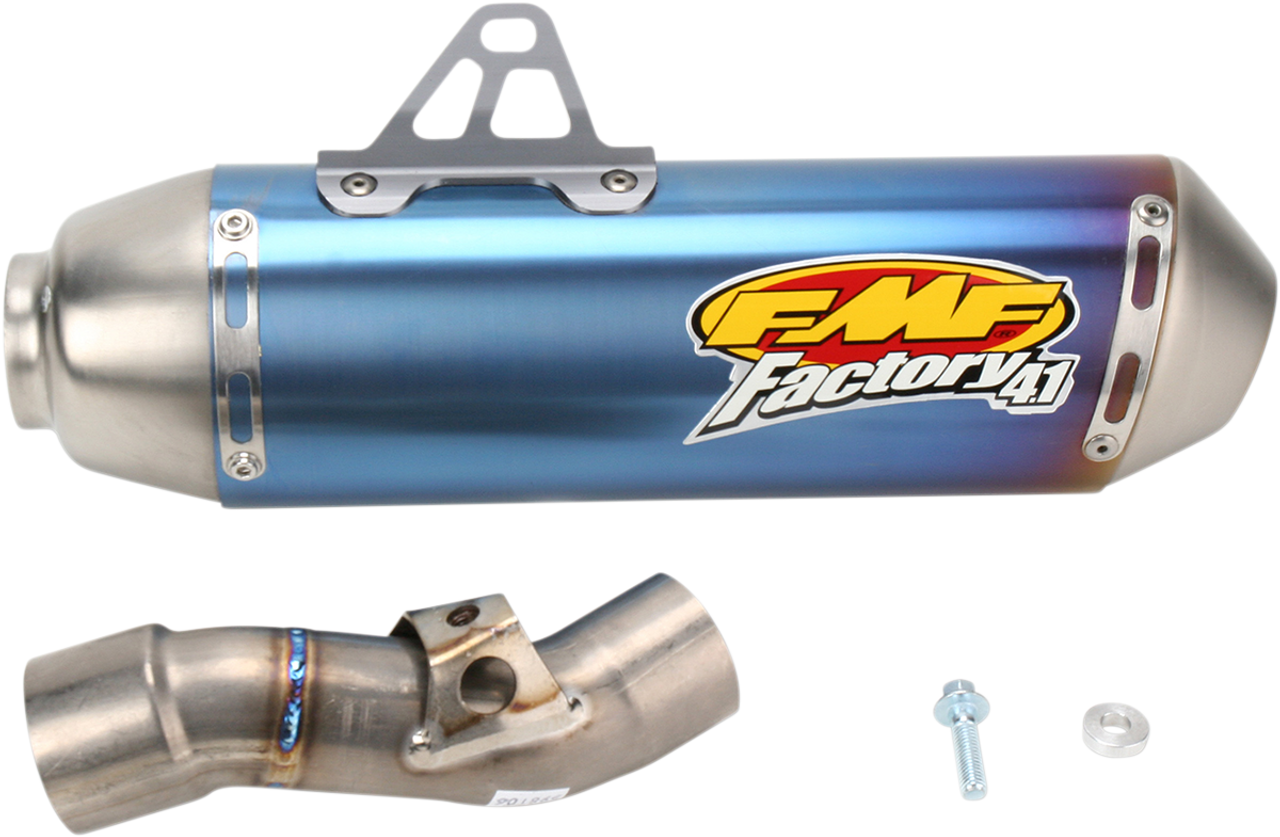 FMF Factory 4.1 Muffler - Anodized Titanium 041291
