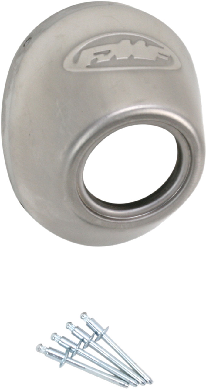 FMF End Cap - Stainless Steel - Straight Cut - PC4/Q4 040634