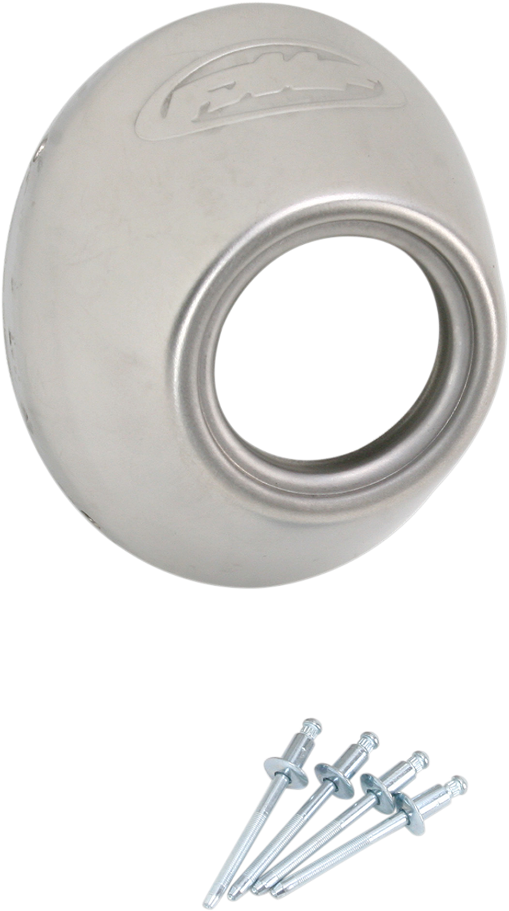 FMF End Cap - Stainless Steel - Slash Cut - PC4/Q4 040635