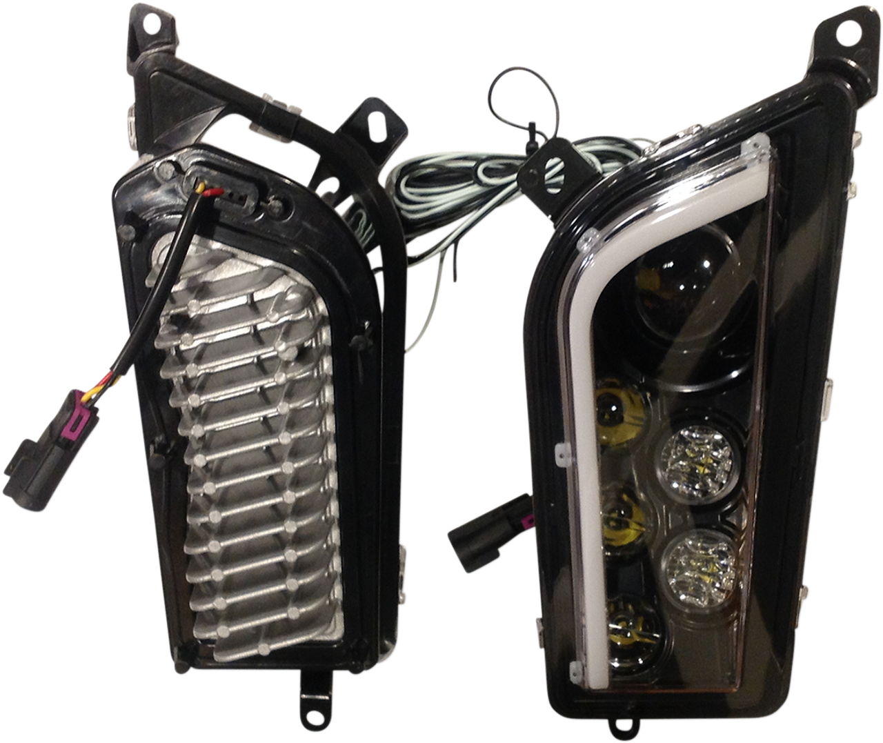 BRITE-LITES LED Headlight Conversion Kit - Pioneer 1000 BL-LEDRZRHALO