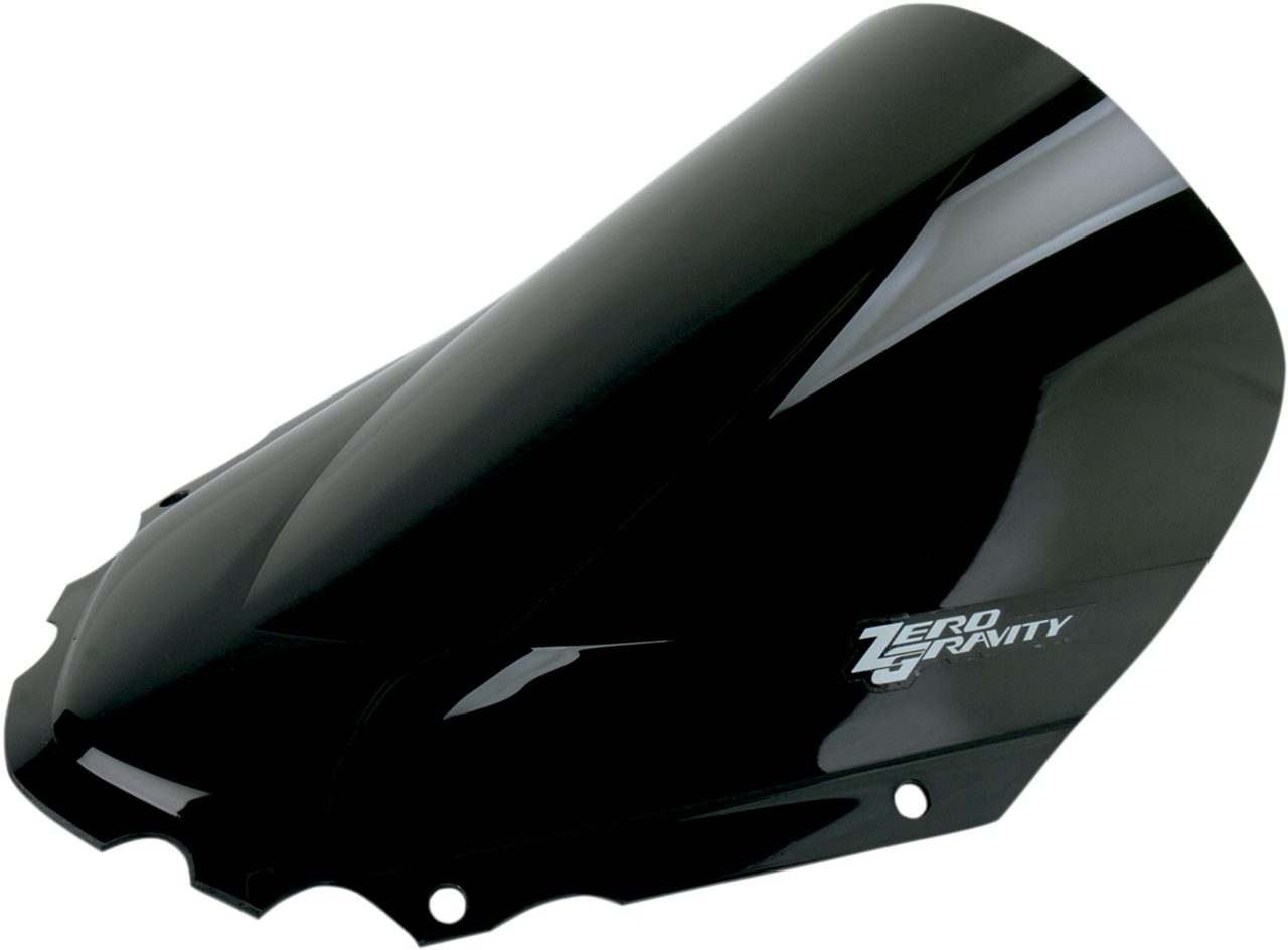 ZERO GRAVITY Double Bubble Windscreen - Dark Smoke - KLR 16-206-19