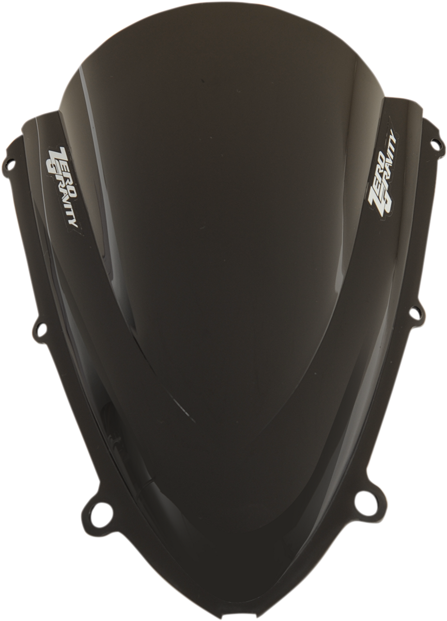 ZERO GRAVITY Double Bubble Windscreen - Dark Smoke - RSV4 16-974-19