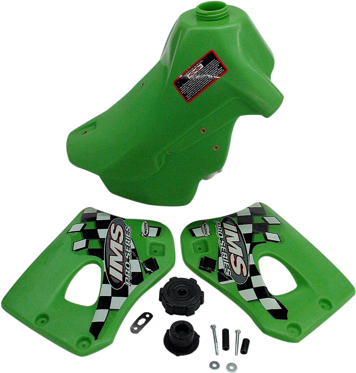 IMS PRODUCTS INC. Gas Tank - Green - Kawasaki - 3.4 Gallon 113128-G1