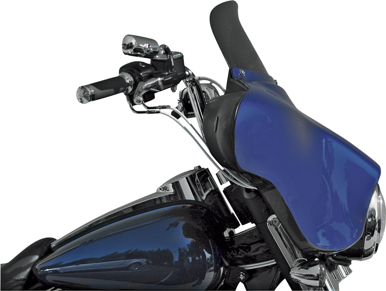 WIND VEST Windshield - Dark Smoke - 8" - FLHT/X 61-8040