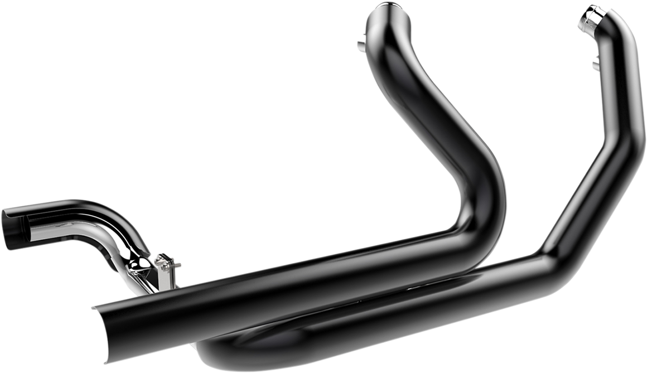 Khrome Werks 2-Into-2 Crossover Headers with Heat Shields Black 200860