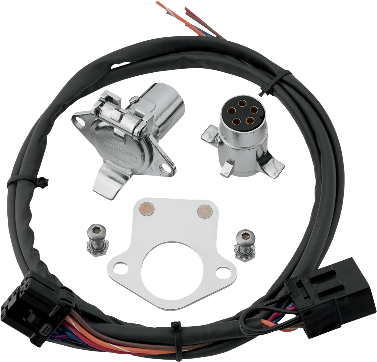 Khrome Werks 5-Pin Hitch Receptacle for 1997-2013 Harley-Davidson Touring Models 720585