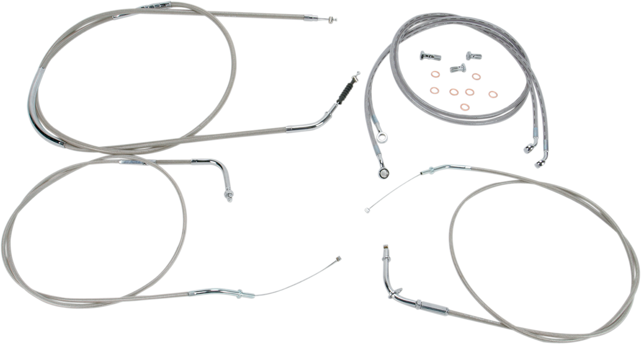 BARON Cable Line Kit - 15" - 17" - VN2000 - Stainless Steel BA-8076KT-16