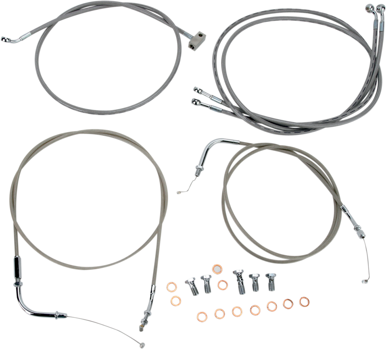 BARON Cable Line Kit - 18" - 20" - Roadliner - Stainless Steel BA-8059KT-18