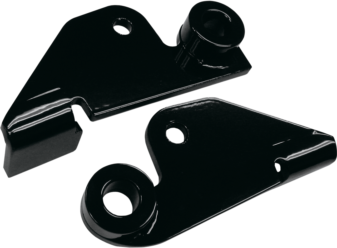 BARON Rear Shock Drop Bracket Lowering Kit - Black - Lowers 1.50" - '98-'03 VT750|'01-'03/'05-'07 VT750DC BA-7500-67