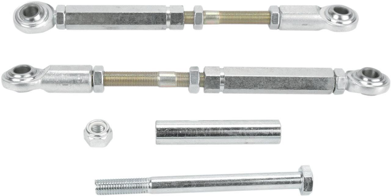 BARON Rear Shock Drop Bracket Lowering Kit - Black - Lowers 1"-2" - '99-'14 XV1700 Road Star/Warrior BA-7500-20