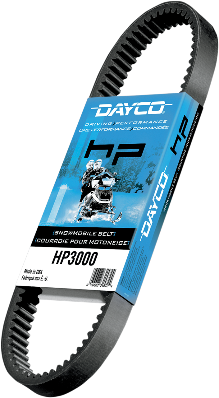 Dayco HP High-Performance Drive Belt for 1975 Arctic Cat Cheetah 340 HP3012