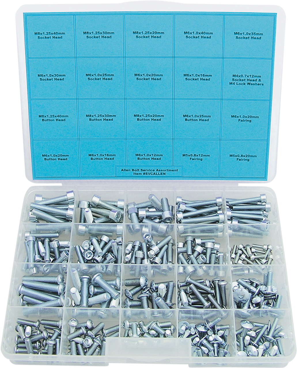 BOLT Allen Bolt Assortment 372 Piece SVCALLEN