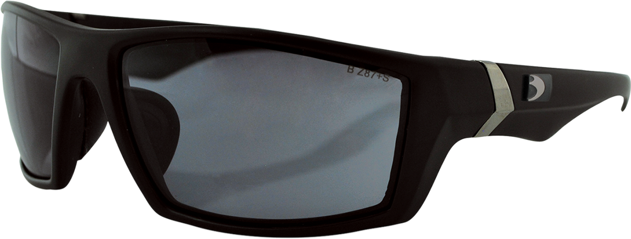 BOBSTER Whiskey Sunglasses - Matte Black - Smoke EWHI002