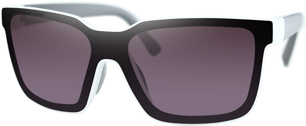 BOBSTER Boost Sunglasses - Gloss White Gray Temples BBST002H