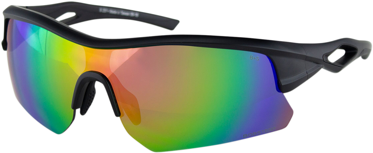 BOBSTER Dash Sunglasses - Matte Black - Pink Revo BDAS001