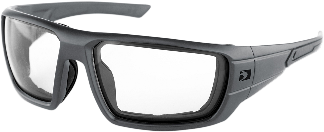 BOBSTER Mission Sunglasses - Matte Gunmetal - Clear BMIS001C