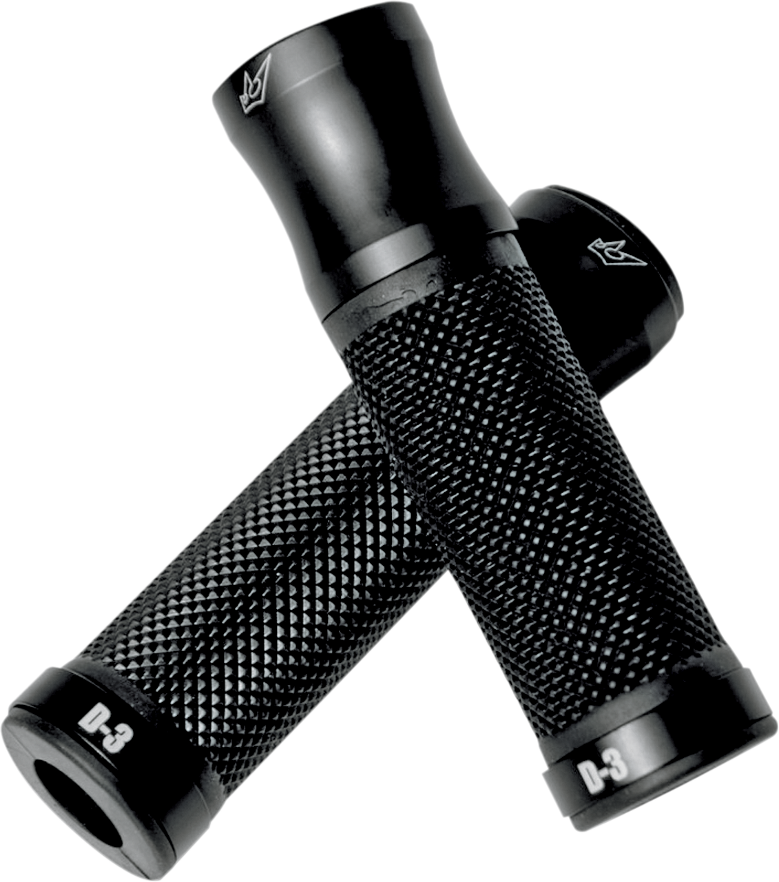 DRIVEN RACING Grips - D3 - 1" - Black/Black D3BK2