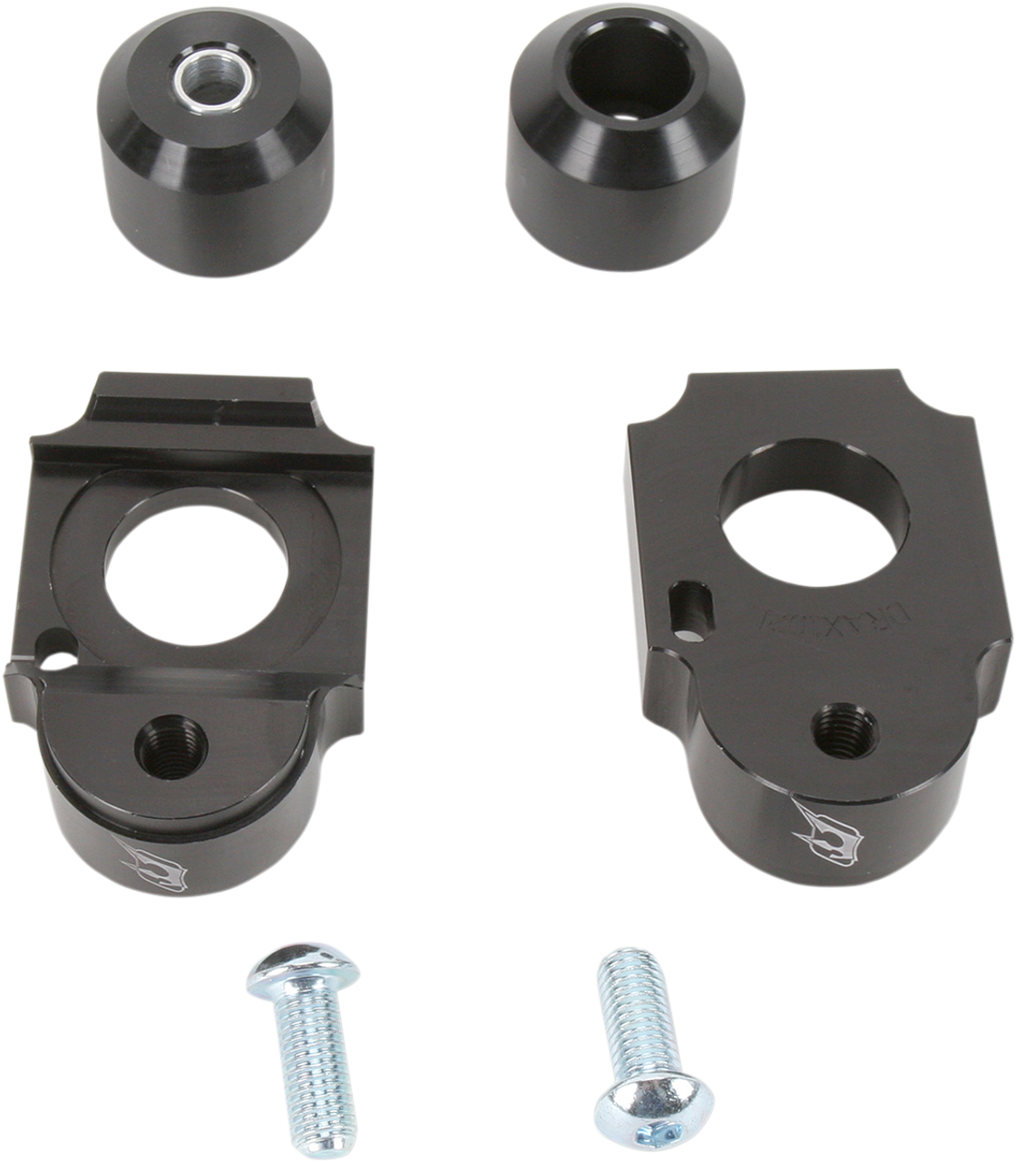 DRIVEN RACING Axle Block Sliders - Suzuki - Black DRAX-102-BK