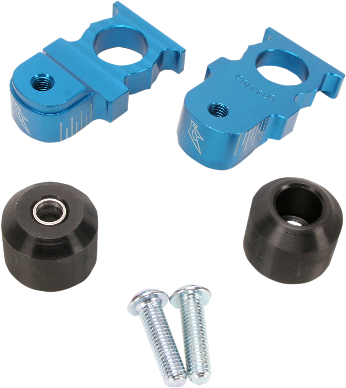 DRIVEN RACING Axle Block Sliders - Honda - Blue DRAX-103-BL