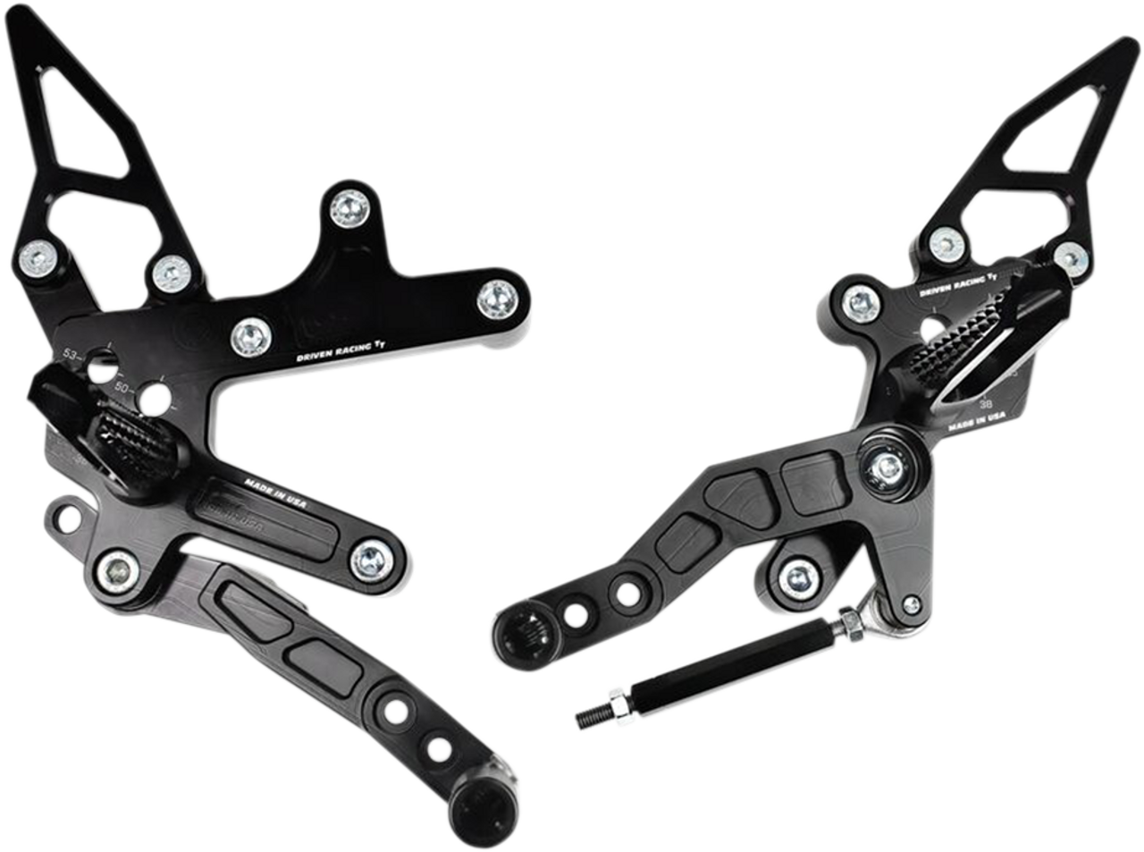 DRIVEN RACING TT Rearset - Ninja 400 DRP-736