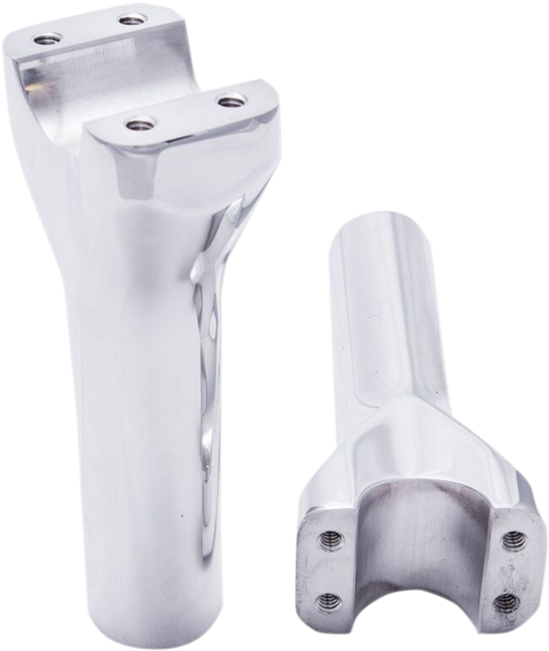 TRASK Risers - Assault - 4" x 1-1/4" - Chrome TM-8601-4CH