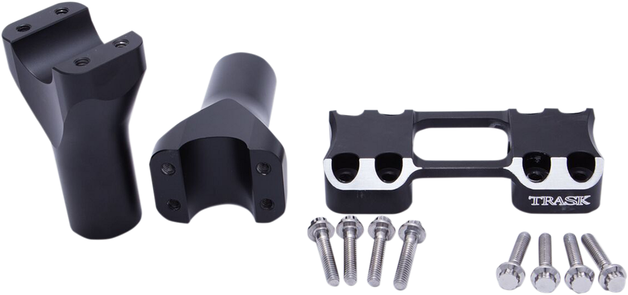 TRASK Risers - Assault - 4" - Black TM-8602-4RC