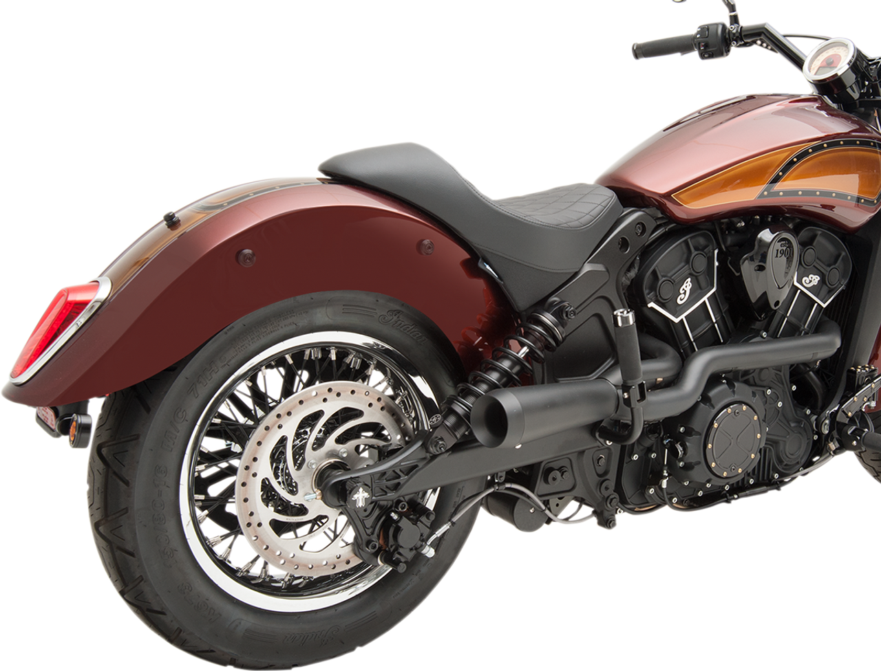 TRASK 2:1 Exhaust - Black - Indian Scout TM-3041BK