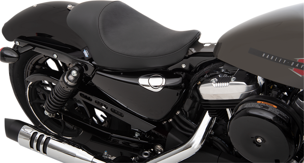 DRAG SPECIALTIES 3/4 Solo Seat - Smooth - Vinyl - XL 0804-0743